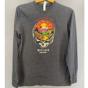 Grateful Dead Women's MED Longsleeve Tshirt Maintain Brain Boulder CO